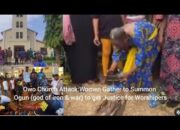 Owo Church Attack: Owo Women Summoned Ogun (god of iron) to Seek Revenge 4 Worshippers – Video