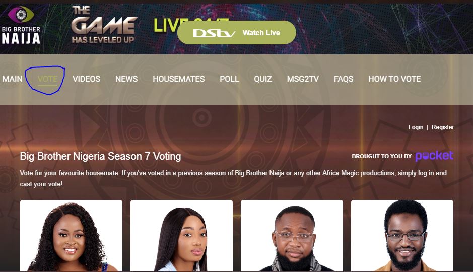 How to vote your favorite housemate on BBNaija