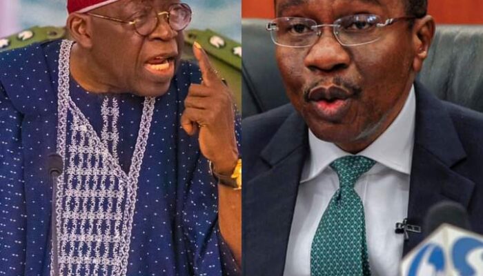 President Bola Tinubu Suspends Godwin Emefiele as Governor of CBN