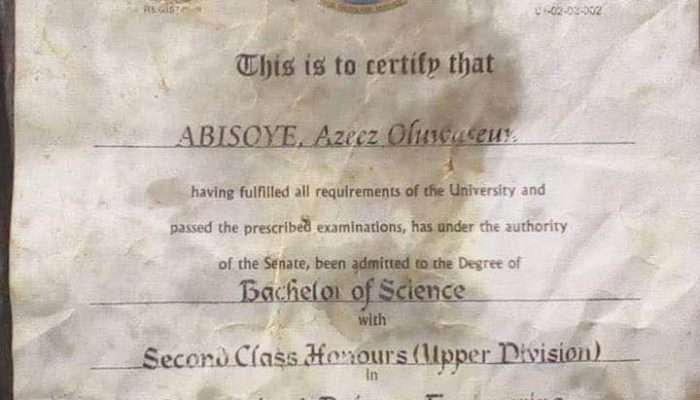 LASU Declares Certificate Found at ‘Suya’ Spot Invalid